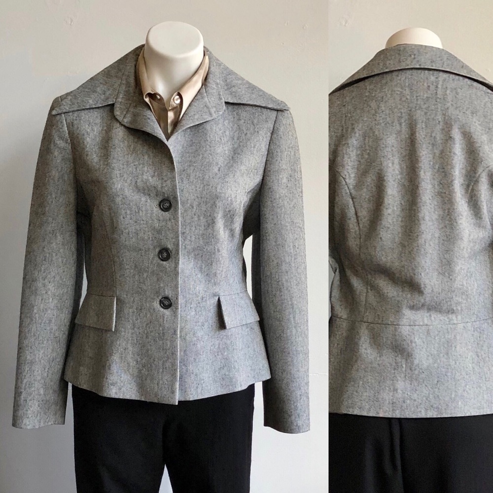 Fred Rothschild Gray Tweed Blazer